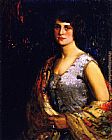 Joseph Kleitsch Mrs. Benjamin Frank painting